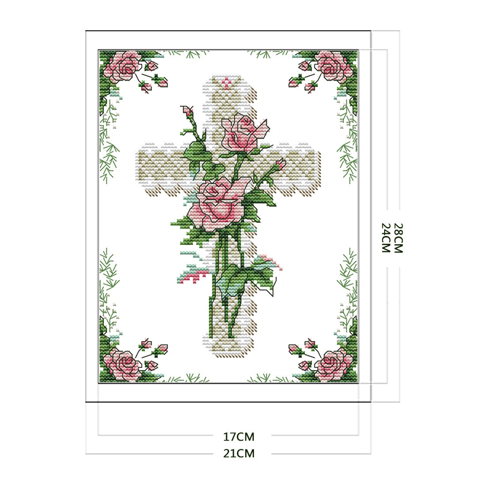 Religious - 14CT Stamped Cross Stitch 21*28CM