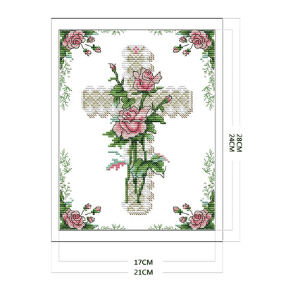 Religious - 14CT Stamped Cross Stitch 21*28CM