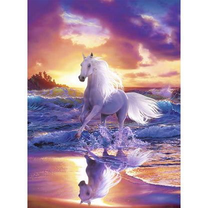 Horse - Full Round Drill Diamond Painting 30*40CM