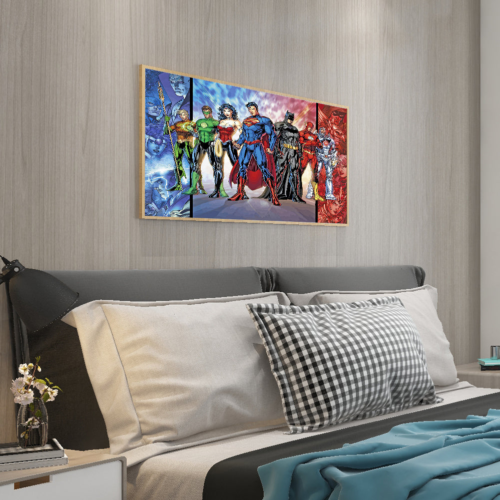 Superheroes Assemble - Full Round Drill Diamond Painting 85*45CM