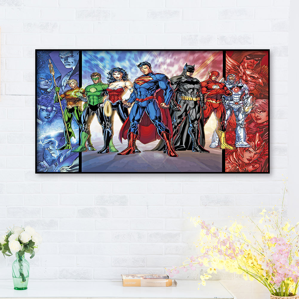 Superheroes Assemble - Full Round Drill Diamond Painting 85*45CM