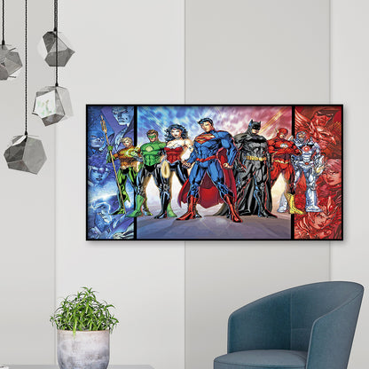 Superheroes Assemble - Full Round Drill Diamond Painting 85*45CM