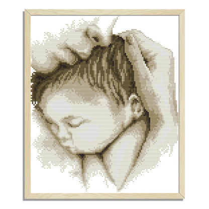 Portrait - 14CT Stamped Cross Stitch 28 x31CM