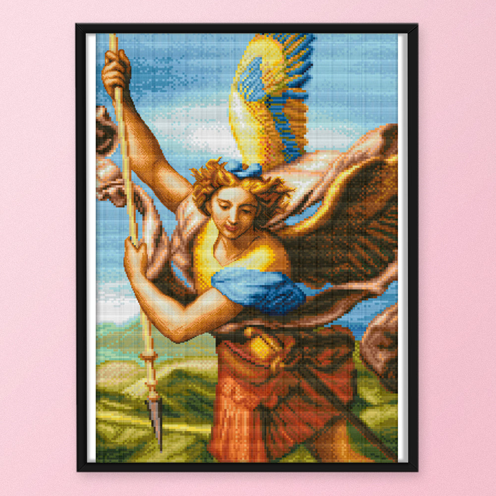 Angel - 14CT Stamped Cross Stitch 59*81CM