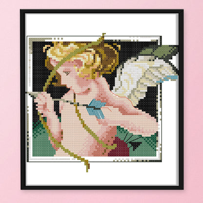 Angel Baby - 14CT Stamped Cross Stitch 21*19CM