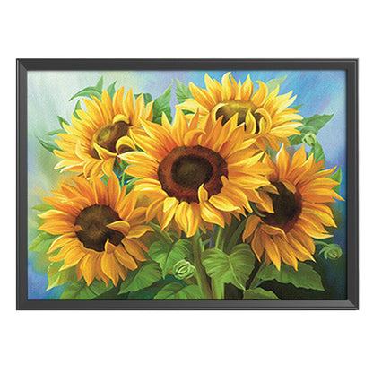 Sunflowers - 11CT Stamped Cross Stitch 50*65CM