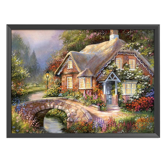 Landscape - 14CT Stamped Cross Stitch 50*40CM
