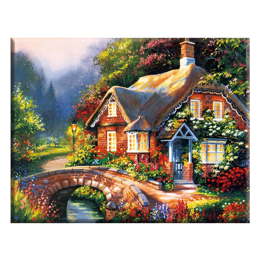 Pleasant Landscape - 14CT Counted Cross Stitch 50*40CM