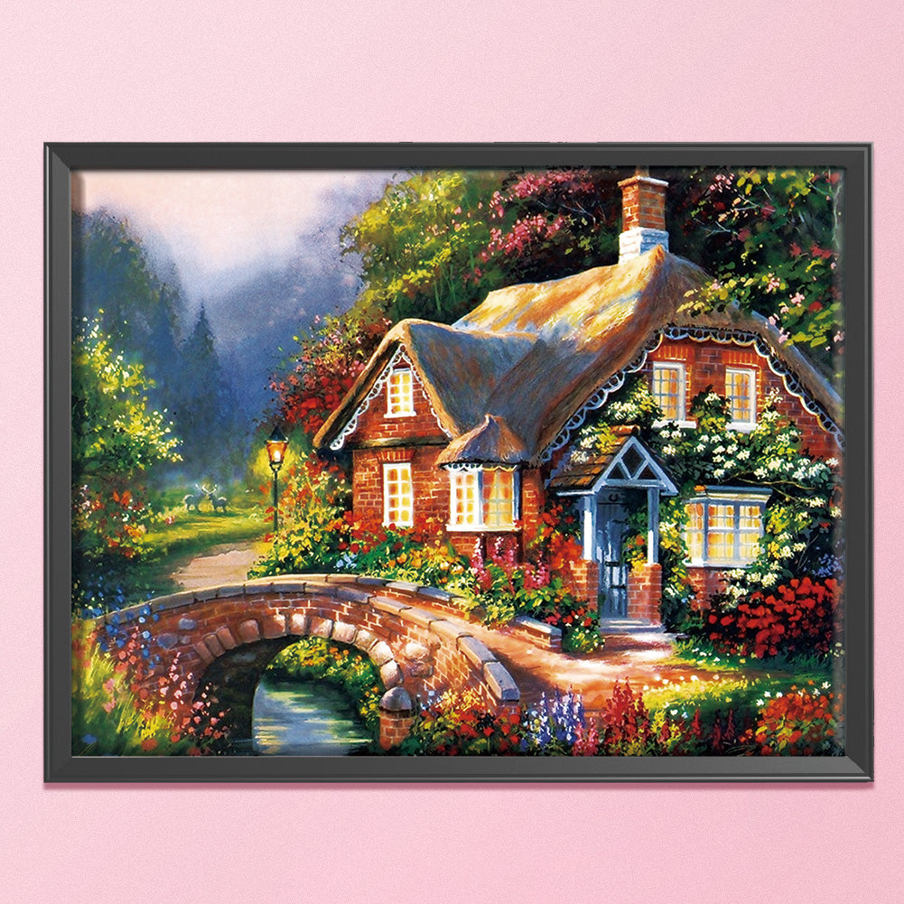 Pleasant Landscape - 14CT Counted Cross Stitch 50*40CM