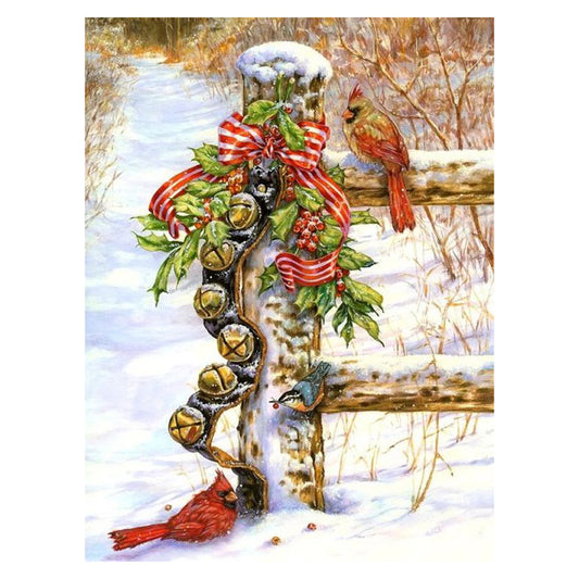 Snow Bird - 14CT Stamped Cross Stitch 40*50CM