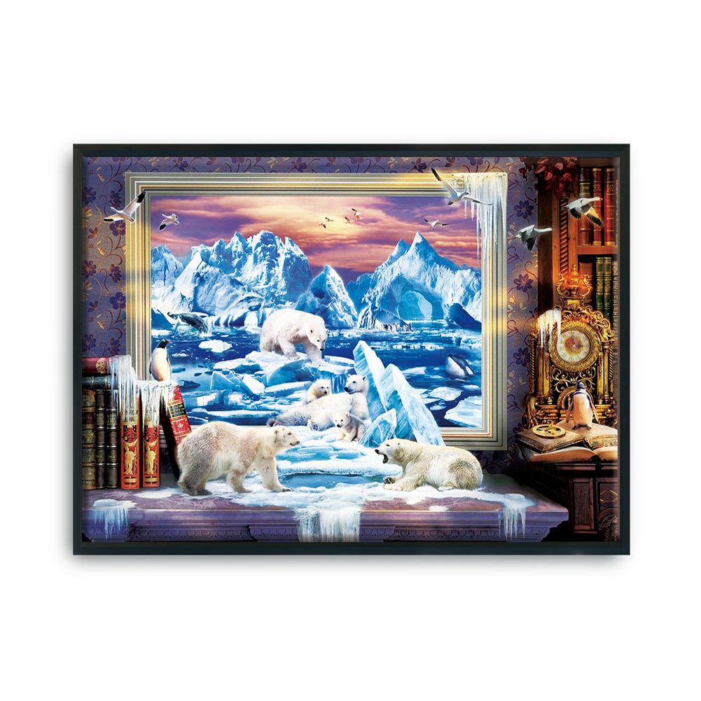 Bear - 14CT Counted Cross Stitch 40*50CM