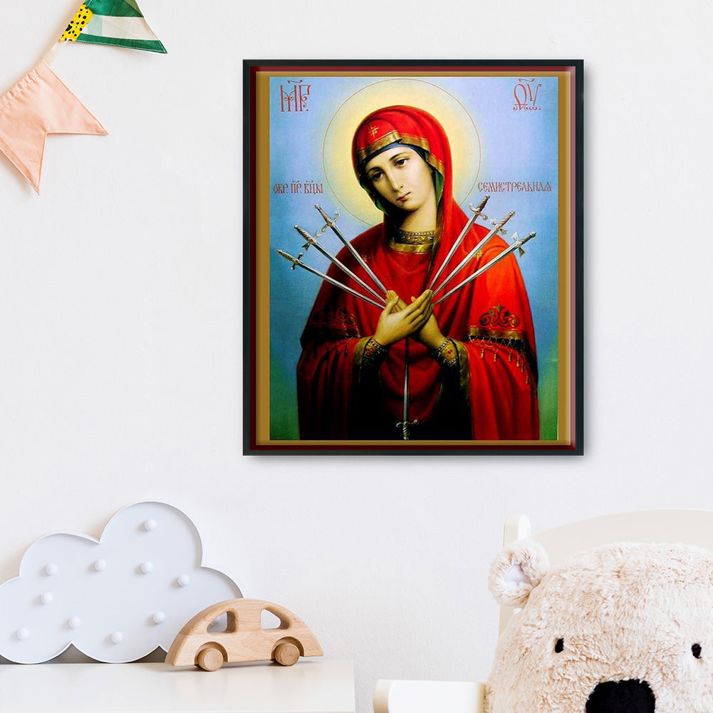 Religion - 14CT Stamped Cross Stitch 40*50CM