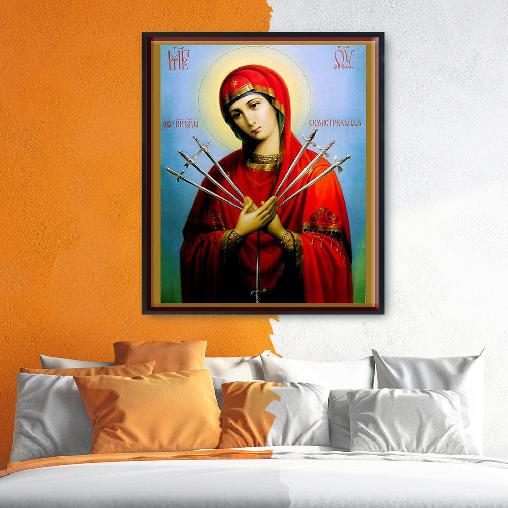 Religion - 14CT Stamped Cross Stitch 40*50CM