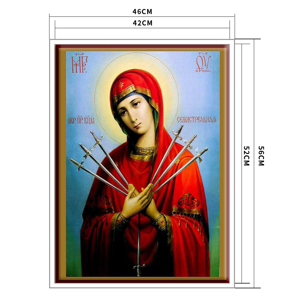 Religion - 14CT Stamped Cross Stitch 40*50CM