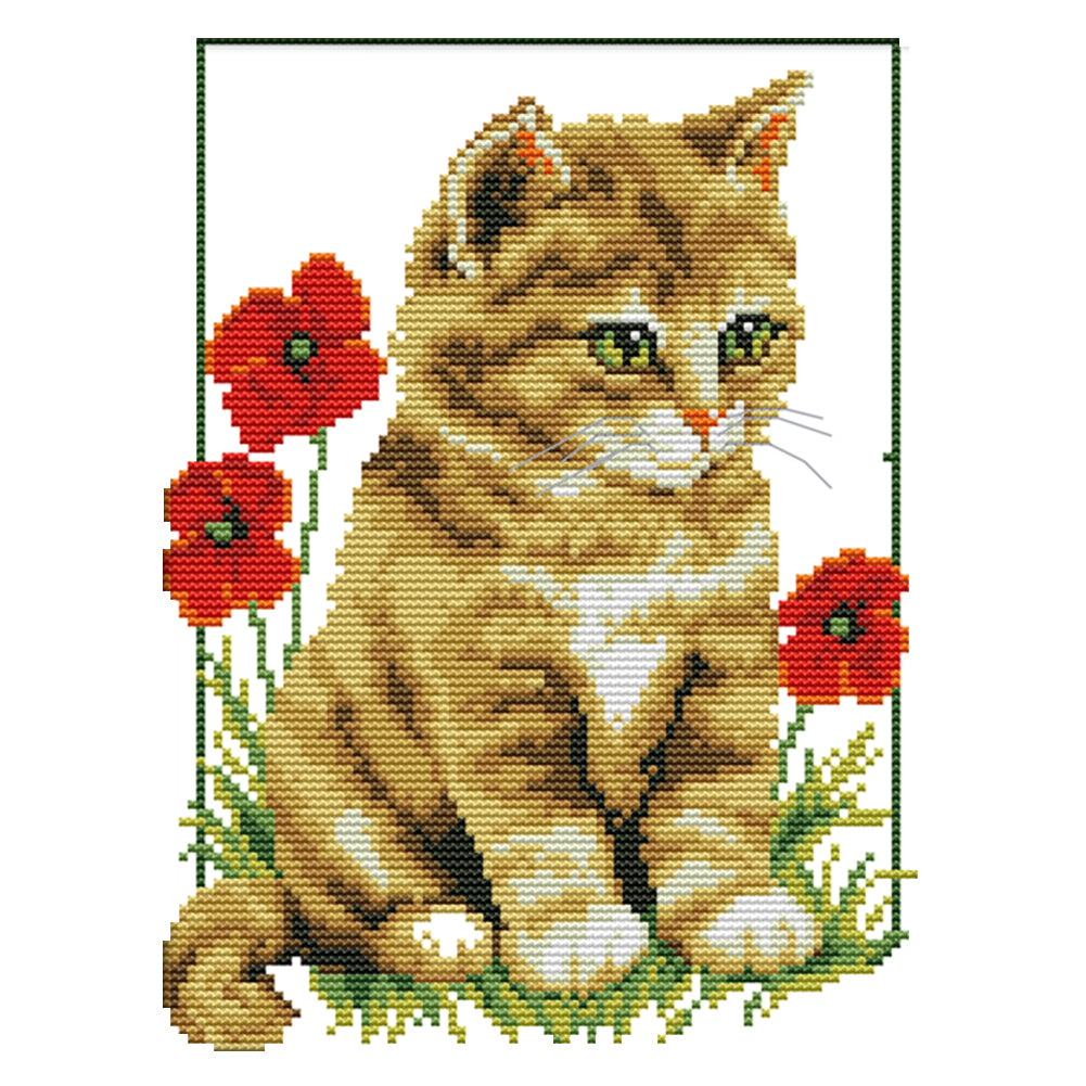 Animal- 11CT Stamped Cross Stitch 27 *37CM