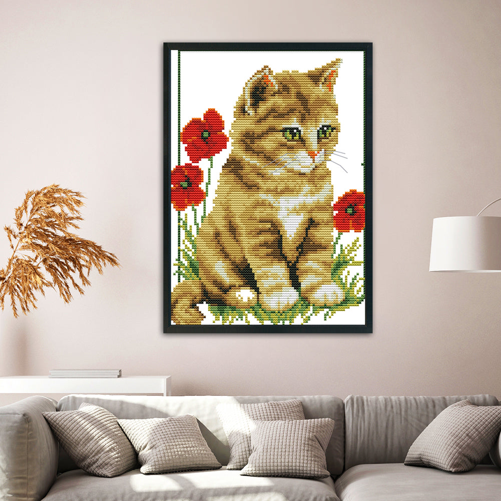 Animal- 11CT Stamped Cross Stitch 27 *37CM