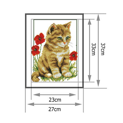 Animal- 11CT Stamped Cross Stitch 27 *37CM