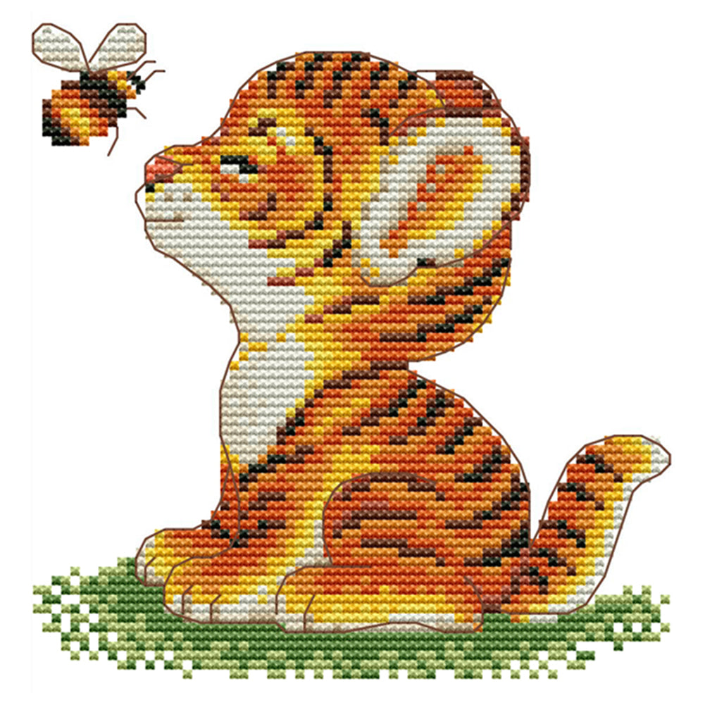 Animal- 11CT Stamped Cross Stitch 23 *24CM