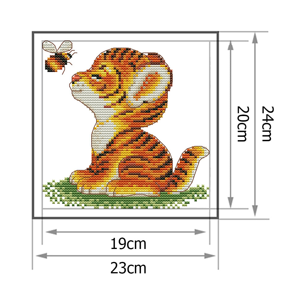 Animal- 11CT Stamped Cross Stitch 23 *24CM