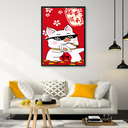 Cartoon - 11CT Stamped Cross Stitch 50*70CM