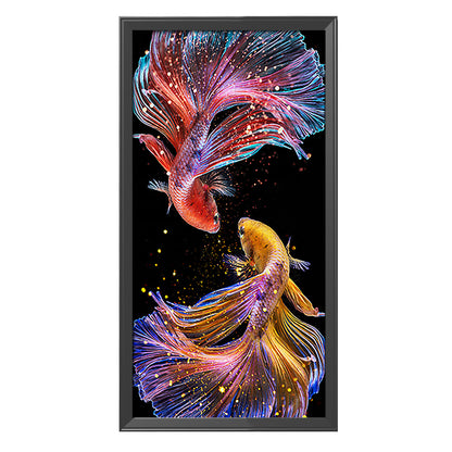 Fish - 11CT Stamped Cross Stitch 40*85CM