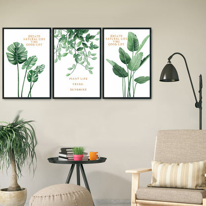 Green Leaves - 11CT Stamped Cross Stitch 99*60CM