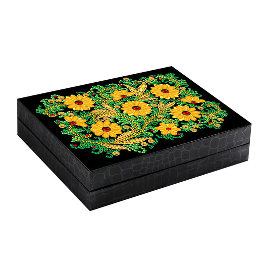 Resin Flower Jewelry Box Special-Shaped Diamond Painting Storage Container