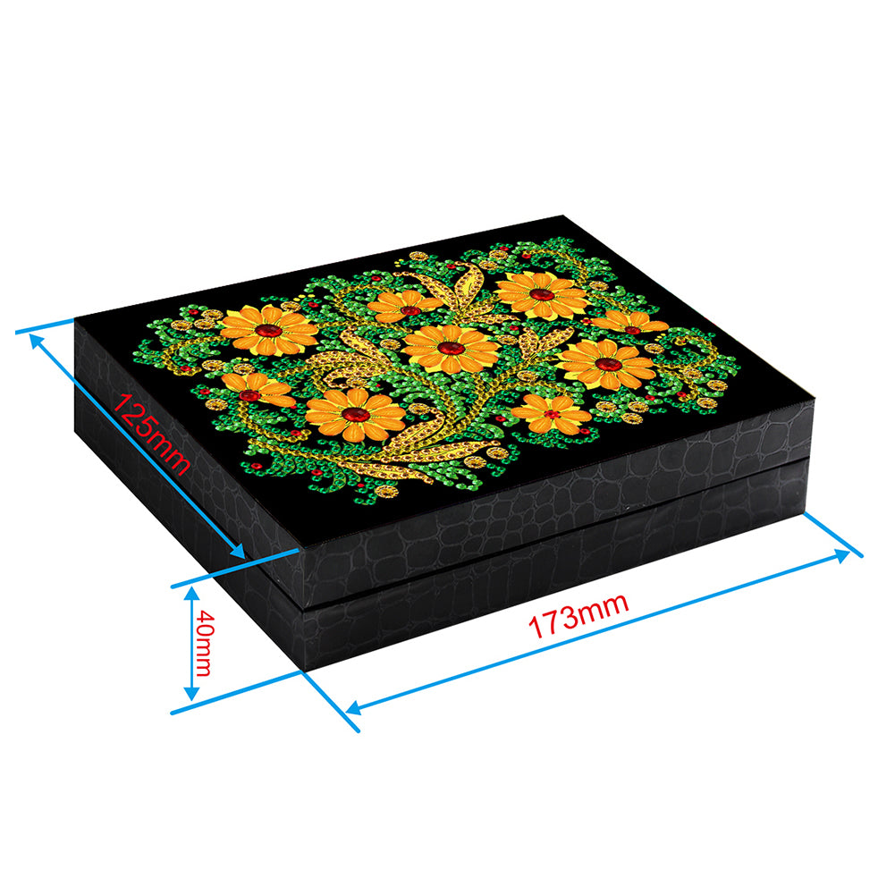 Resin Flower Jewelry Box Special-Shaped Diamond Painting Storage Container