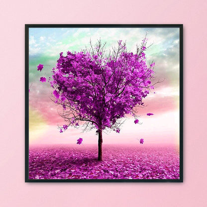 Love Tree - 11CT Stamped Cross Stitch 40*40CM