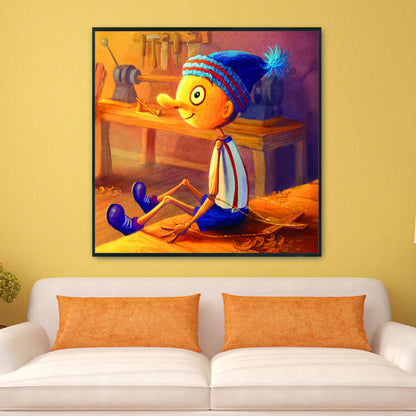 Cartoon - 11CT Stamped Cross Stitch 50*50CM
