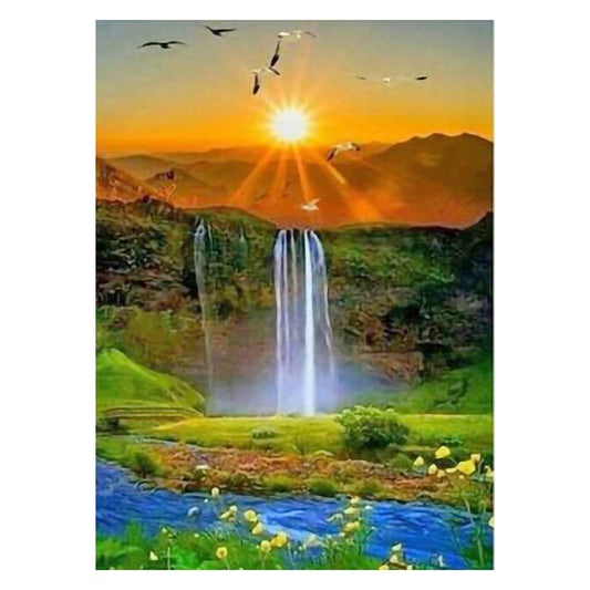 Scenery - 11CT Stamped Cross Stitch 40*50CM