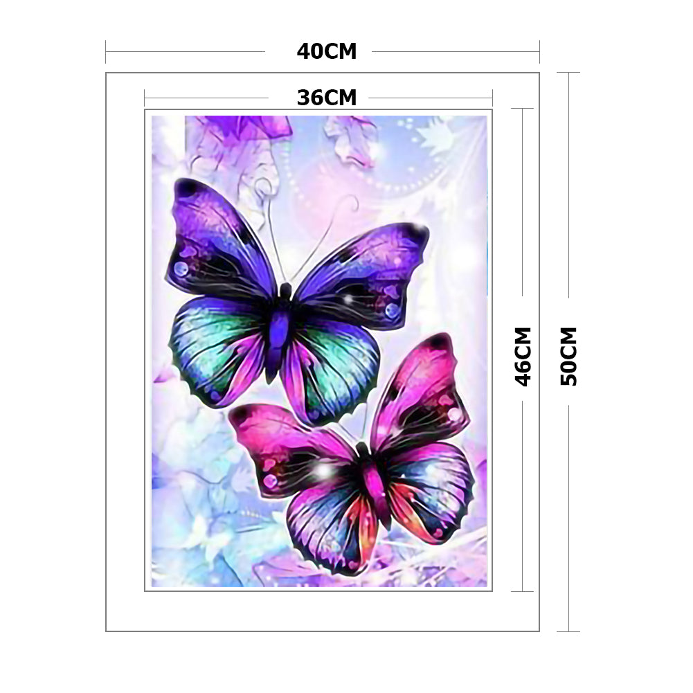 Butterfly - 11CT Stamped Cross Stitch 40*50CM