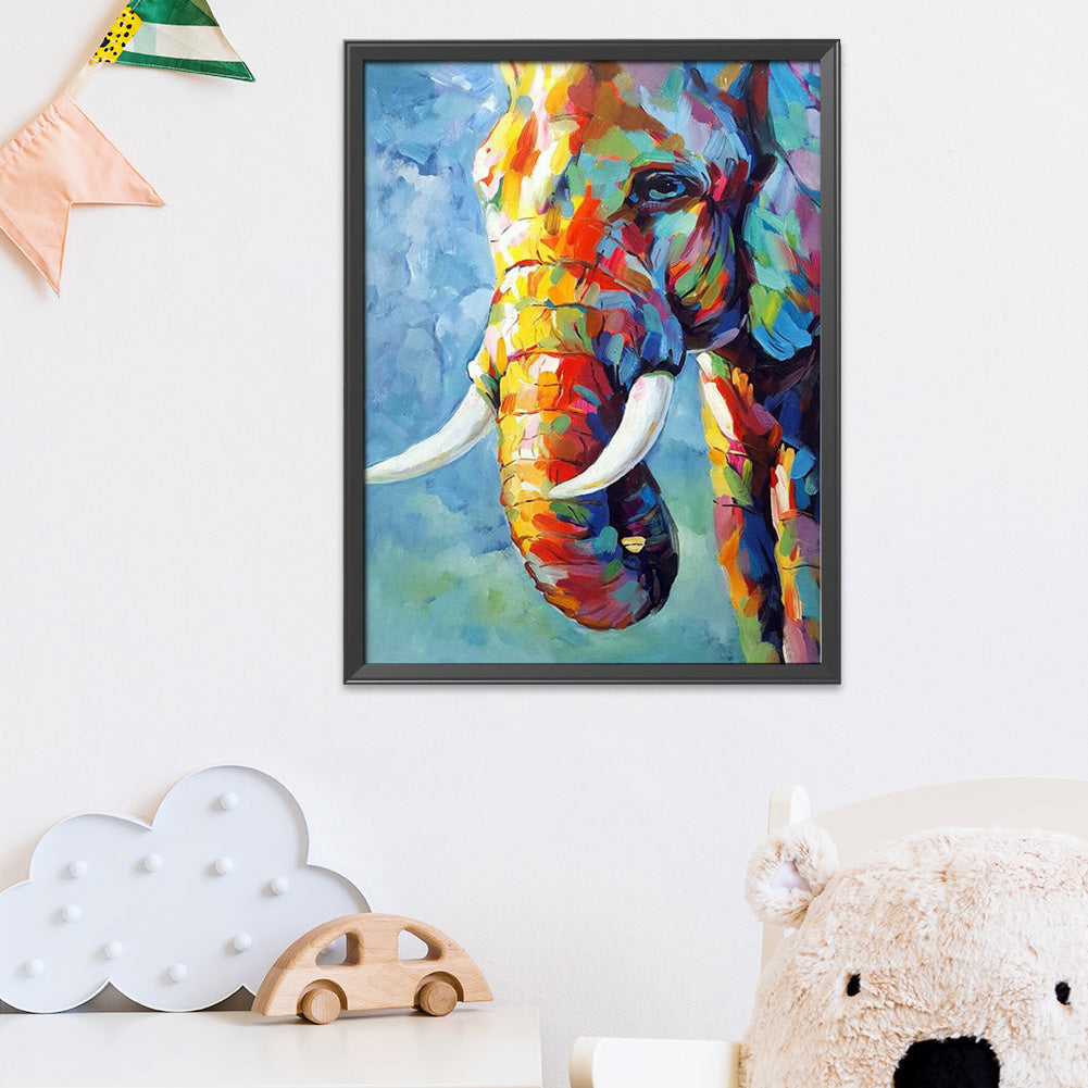 Elephant- 11CT Stamped Cross Stitch 40*50CM