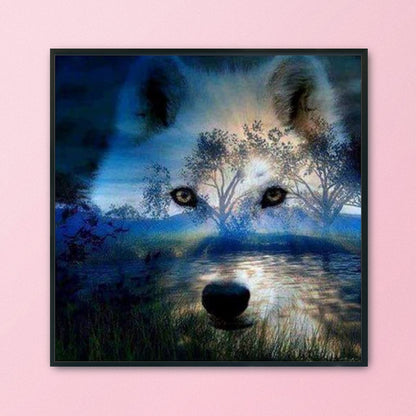 Animal - 11CT Stamped Cross Stitch 50*50CM