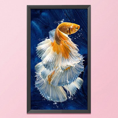 Goldfish - 11CT Stamped Cross Stitch 30*55CM