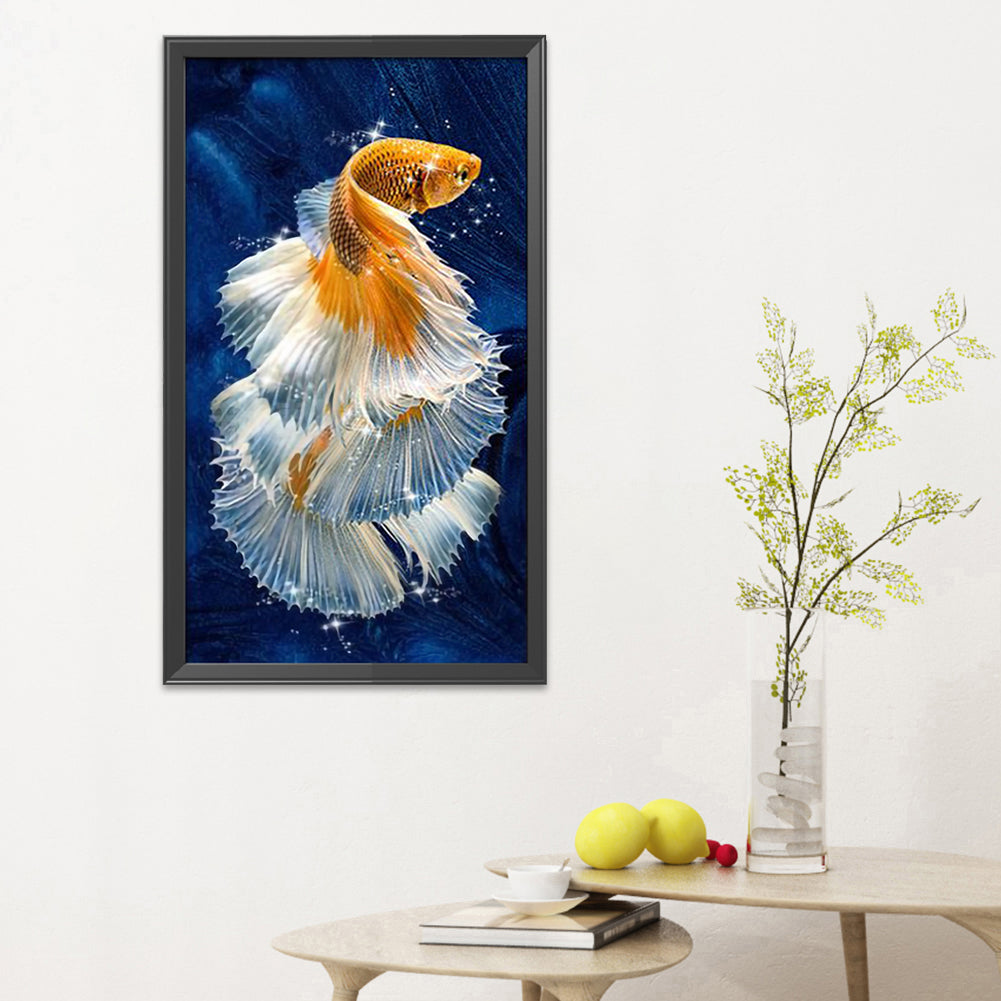 Goldfish - 11CT Stamped Cross Stitch 30*55CM