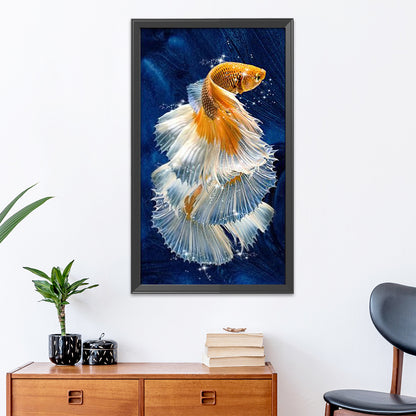 Goldfish - 11CT Stamped Cross Stitch 30*55CM