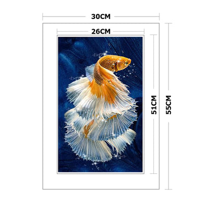 Goldfish - 11CT Stamped Cross Stitch 30*55CM