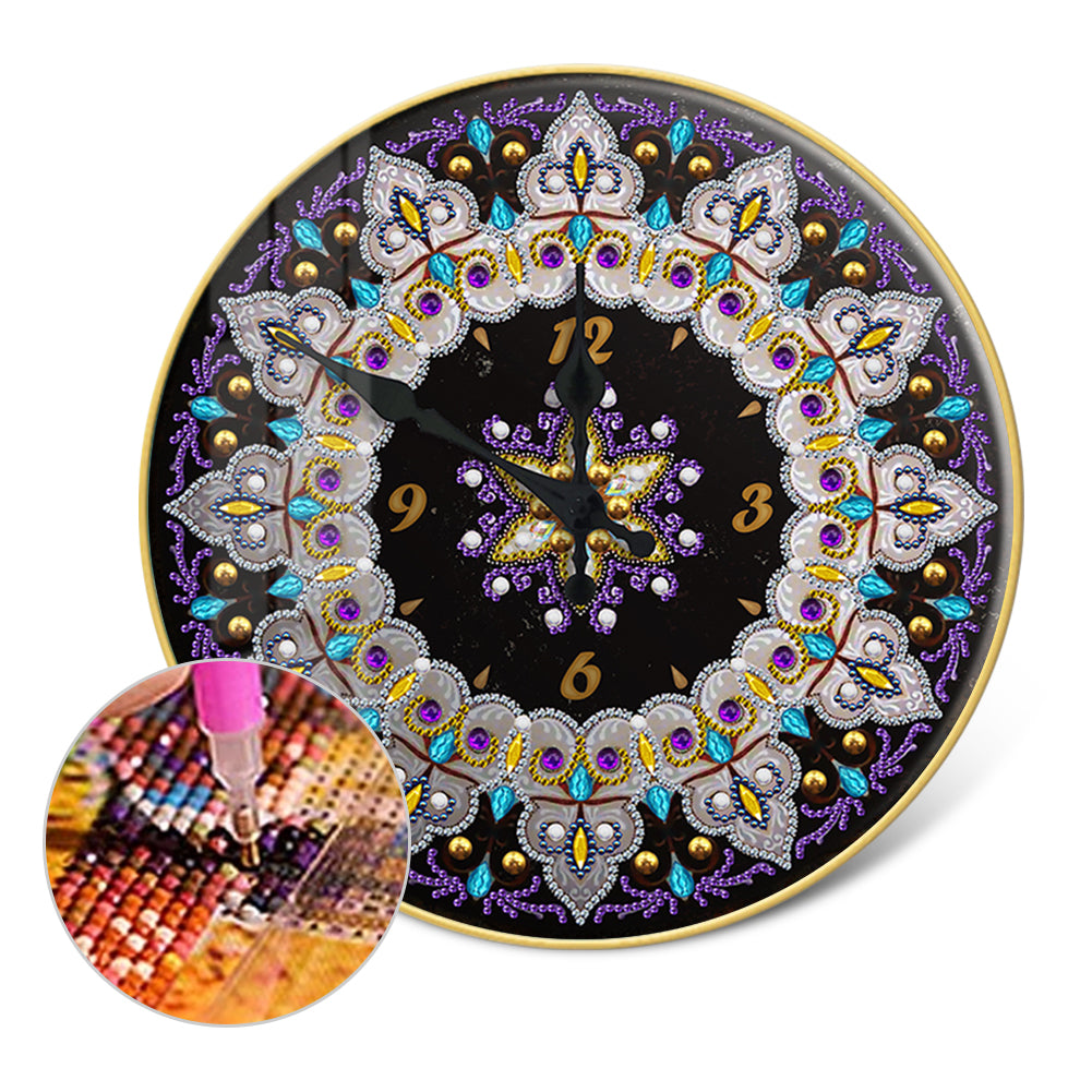 Petal Compass Rhinestone Part Drill Special Shaped Diamond DIY Painting Kit