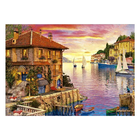 Landscape - 11CT Stamped Cross Stitch 40*50CM