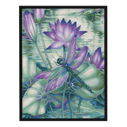 Dragonfly- 11CT Stamped Cross Stitch 50*40CM