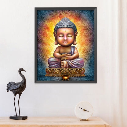 Buddha Statue - 11CT Stamped Cross Stitch 40*50CM