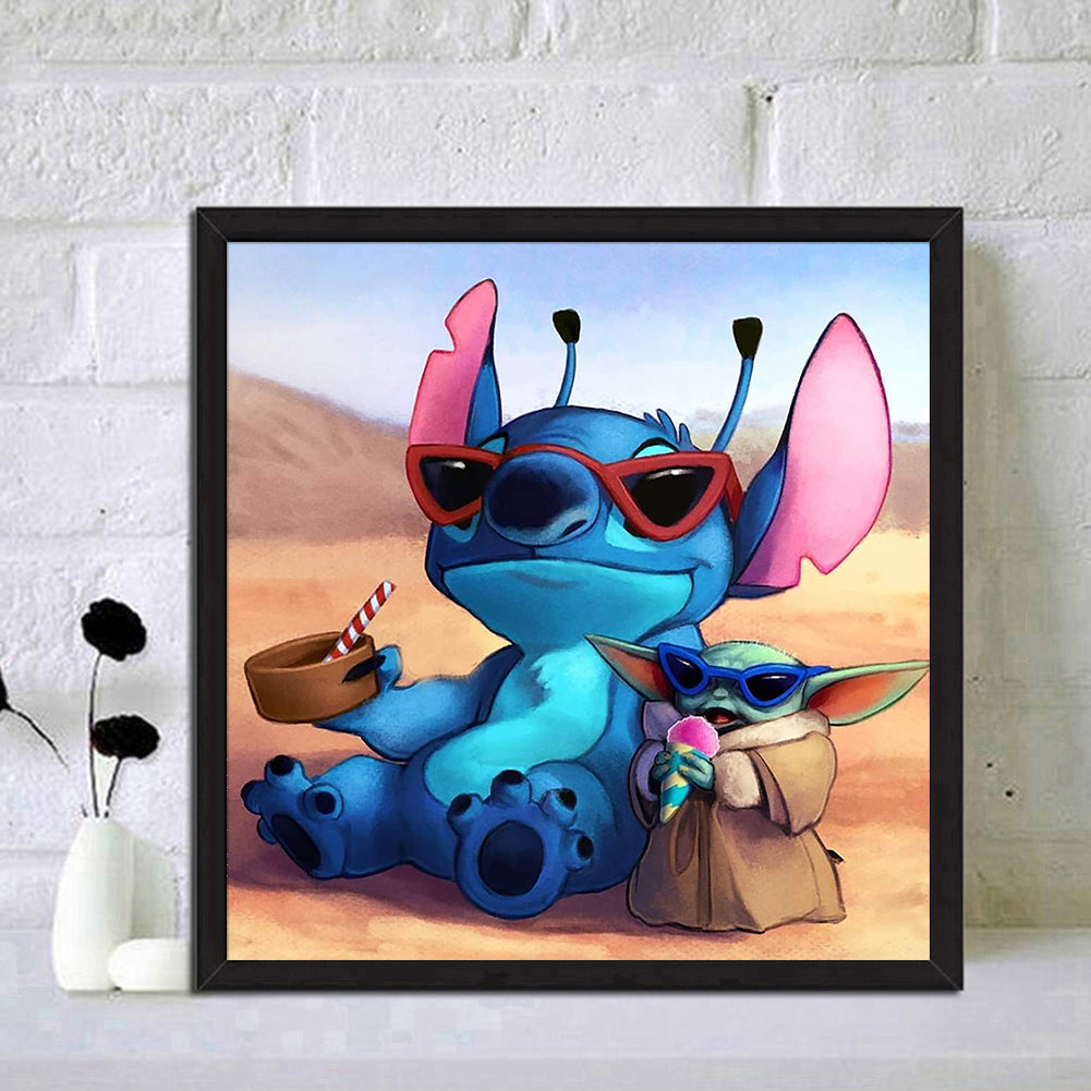 Cartoon Poster - Full Round Drill Diamond Painting 30*30CM