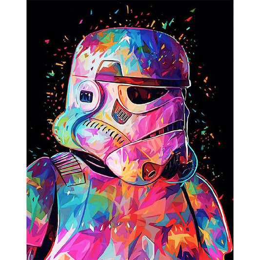 Star Wars - Full Round Drill Diamond Painting 30*40CM