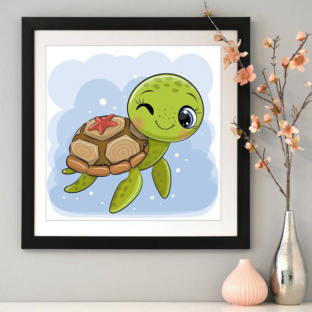Tortoise - Full Round Drill Diamond Painting 30*30CM