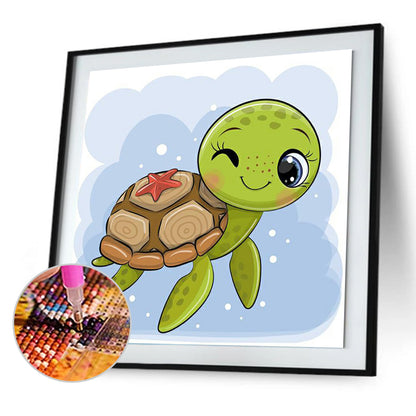 Tortoise - Full Round Drill Diamond Painting 30*30CM