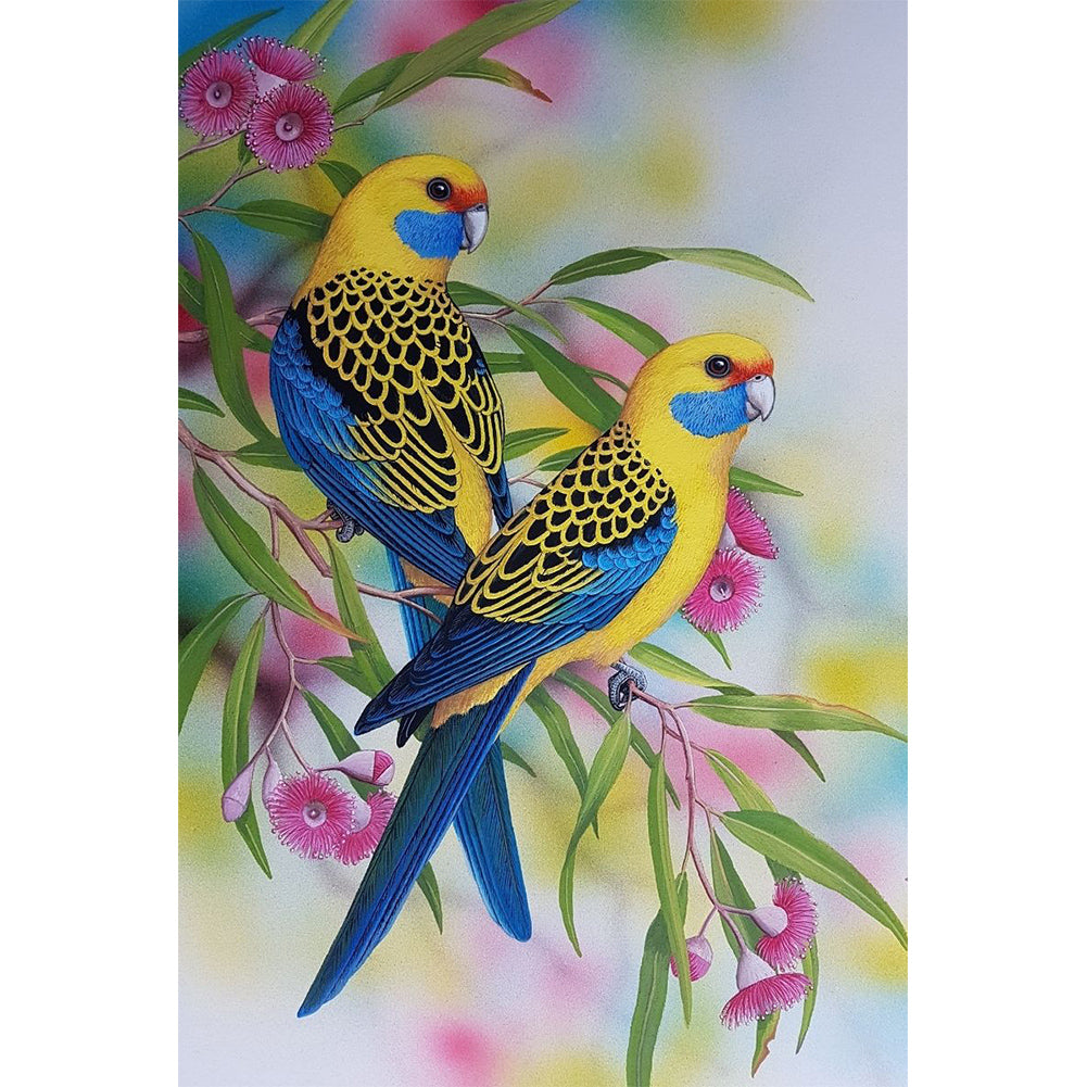 Birds - Full Round Drill Diamond Painting 30*40CM