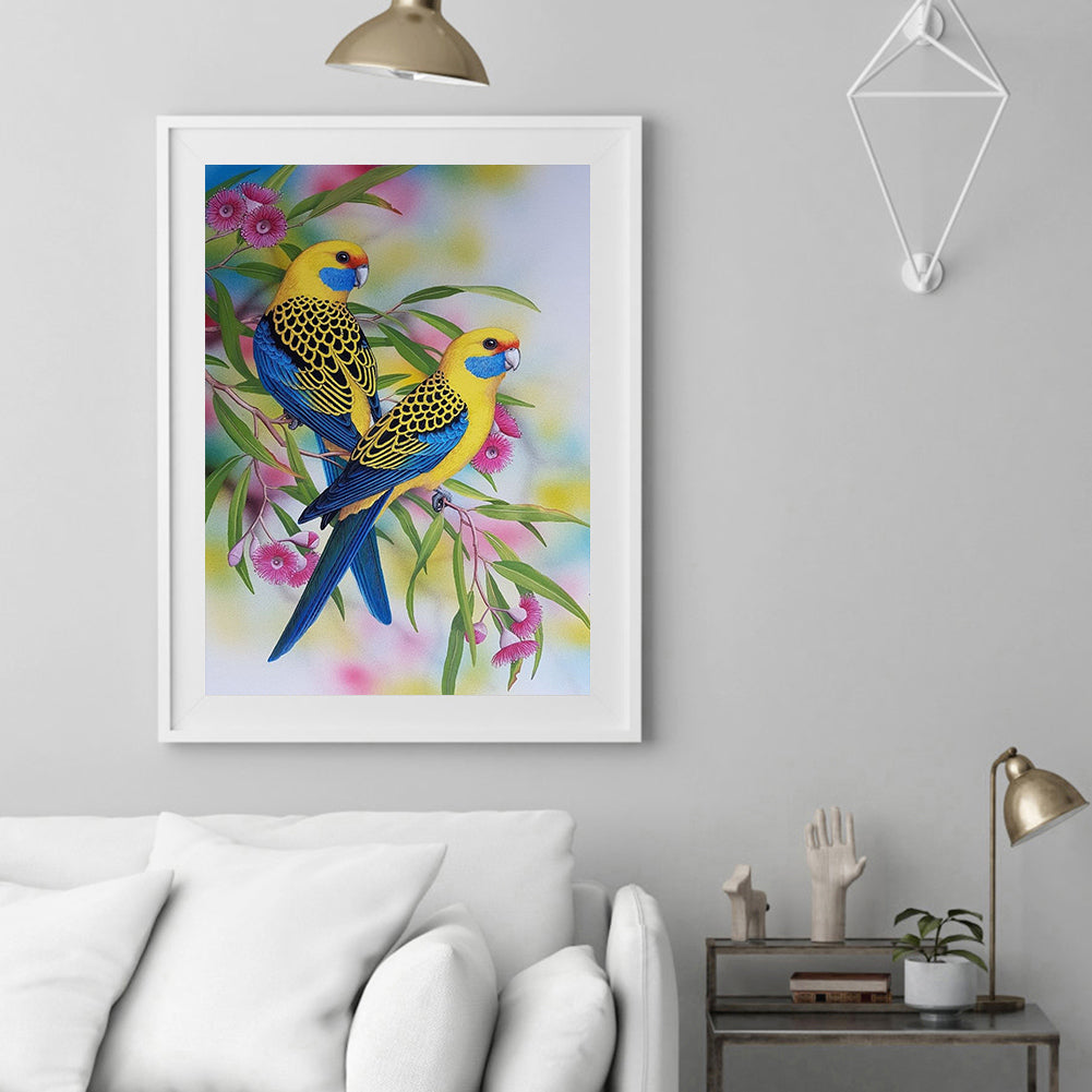 Birds - Full Round Drill Diamond Painting 30*40CM