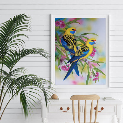 Birds - Full Round Drill Diamond Painting 30*40CM