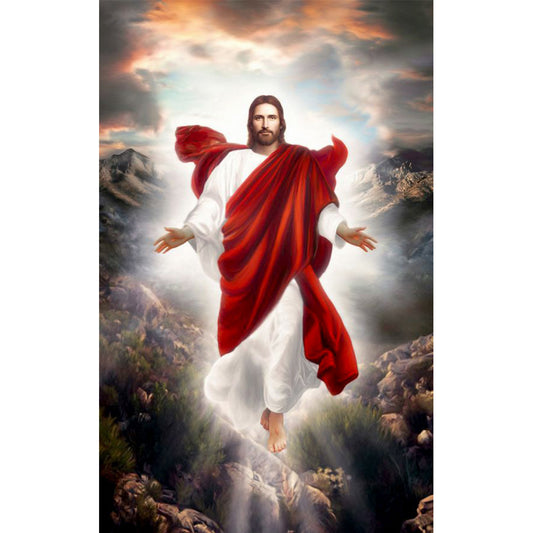 Jesus - Full Round Drill Diamond Painting 45*75CM